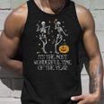 It's The Most Wonderful Time Of The Year Halloween Skeleton Tank Top Gifts for Him