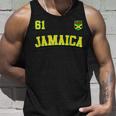 Jamaica 61 Independence Day 2023 Jamaican Flag Clothing Jamaican Flag Tank Top Gifts for Him