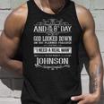 Johnson Name Gift So God Made A Johnson Unisex Tank Top Gifts for Him