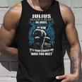 Julius Name Gift Julius And A Mad Man In Him V2 Unisex Tank Top Gifts for Him