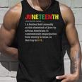 Junenth Difenition Black History Month Pride Men Pride Month Tank Top Gifts for Him