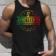 Junenth Emancipation Black American Freedom Black Pride Unisex Tank Top Gifts for Him