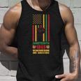 Junenth - Fist - Flag - 1865 - Remembering Our Ancestors Unisex Tank Top Gifts for Him