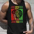 Junenth Is My Independence Day Black Queen Black Pride Unisex Tank Top Gifts for Him