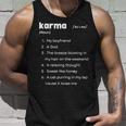 Karma Definition Karma Is My Boyfriend Karma Is A Cat Unisex Tank Top Gifts for Him