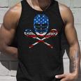 Lacrosse American Flag Lax Helmet Sticks 4Th Of July S Unisex Tank Top Gifts for Him