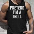 Lazy Halloween Costume Last Minute Pretend Im A Troll Halloween Tank Top Gifts for Him
