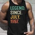 Legend Since July 1997 26Th Birthday Gifts 26 Years Old Men Unisex Tank Top Gifts for Him