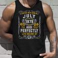 Legends Born In July 1979 42Nd Birthday Men 42 Years Old Unisex Tank Top Gifts for Him