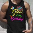 Let's Glow It's My Birthday Celebration Bday Glow Party 80S Tank Top Gifts for Him