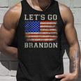 Lets Go Brandon American Flag Anti Liberal Us Gift For Mens Unisex Tank Top Gifts for Him