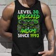 Level 30 Unlocked Awesome Since 1993 30Th Birthday Gaming Tank Top Gifts for Him