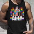Lgbtq Ally For Gay Pride Month Transgender Flag Distressed Unisex Tank Top Gifts for Him