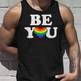 Lgbtq Be You Gay Pride Lgbt Ally Flag Retro Vintage Unisex Tank Top Gifts for Him