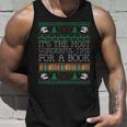 Librarian Books Reading Ugly Christmas Sweaters Tank Top Gifts for Him