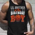 Lil Brother Of The Birthday Boy Basketball Family Baller Tank Top Gifts for Him