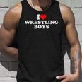 I Love Wrestling Boys Tank Top Gifts for Him