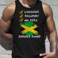 Luggage Passport No Kids Jamaica Travel Vacation Outfit Unisex Tank Top Gifts for Him