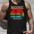 Mackinac Bridge Mackinaw Retro Vintage Michigan Souvenir Unisex Tank Top Gifts for Him