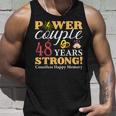 Married 48 Years Power Couple 48Th Wedding Anniversary Unisex Tank Top Gifts for Him