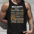 Mccarty Name Gift Mccarty Born To Rule V2 Unisex Tank Top Gifts for Him
