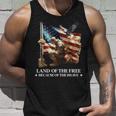 Memorial Day Land Of Free Because Of Brave Veterans American Tank Top Gifts for Him