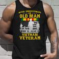 Mens Dad Grandpa Vietnam Veteran Vintage Shirt Mens Gift 243 Unisex Tank Top Gifts for Him