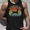 Mens Vintage Deer Hunting Eat More Fast Food Hunter Unisex Tank Top Gifts for Him
