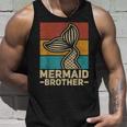 Mermaid Brother Mermaid Birthday Party Outfit Retro Mermaid Tank Top Gifts for Him