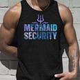 Mermaid Security Funny Dad Mermaid Family Mermaid Squad Unisex Tank Top Gifts for Him