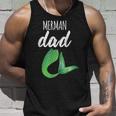 Merman Dad Daddy Father Mermaid Outfit Birthday Party Tank Top Gifts for Him