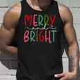 Merry And Bright Christmas Women Girls Kids Toddlers Cute Unisex Tank Top Gifts for Him