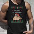 Merry Ottermas Cat Ugly Christmas Sweaters Tank Top Gifts for Him