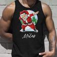 Miles Name Gift Santa Miles Unisex Tank Top Gifts for Him