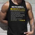 Mitchell Name Gift Mitchell Facts V2 Unisex Tank Top Gifts for Him