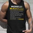 Morelli Name Gift Morelli Facts V4 Unisex Tank Top Gifts for Him