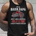 Motorcycle Biker Papa Dad Grandpa Tank Top Gifts for Him