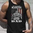 My Favorite Marine Calls Me Dad Fars Day Marine Unisex Tank Top Gifts for Him