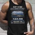 My Son Is A Sailor Aboard The Uss Abraham Lincoln Sailor Unisex Tank Top Gifts for Him