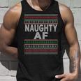 Naughty Af Ugly Christmas Sweater For Couples Tank Top Gifts for Him