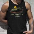 Naval History American Civil War Uss Monitor Ironclad Ship Unisex Tank Top Gifts for Him