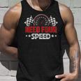 Need Four Speed Birthday Racing Flag 4Th Bday Race Car Tank Top Gifts for Him