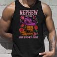 Nephew Of The Birthday Girl Pink Boots Cowgirl Matching Unisex Tank Top Gifts for Him