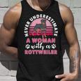 Never Underestimate A Man With A Rottweiler Unisex Tank Top Gifts for Him