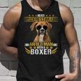 Never Underestimate An Old Man With Picture A Boxer Dog Unisex Tank Top Gifts for Him