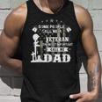 Never Underestimate The Power Of Veteran Dad Gift For Mens Unisex Tank Top Gifts for Him