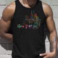 New York Skyline Heartbeat Statue Of Liberty I Love New York Unisex Tank Top Gifts for Him