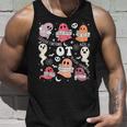 Occupational Therapy Ot Ota Halloween Spooky Cute Ghosts Tank Top Gifts for Him