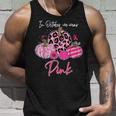 In October We Wear Pink Pumpkins Breast Cancer Halloween Tank Top Gifts for Him