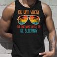 Oh Hey Vacay Most Likely To Be Sleeping Sunglasses Summer Unisex Tank Top Gifts for Him